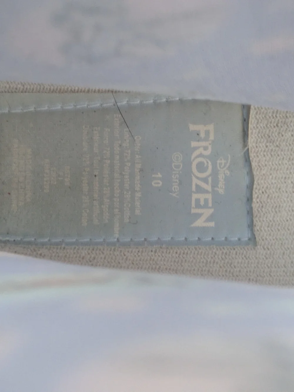 Disney Frozen Light Blue Girl's Boots 10